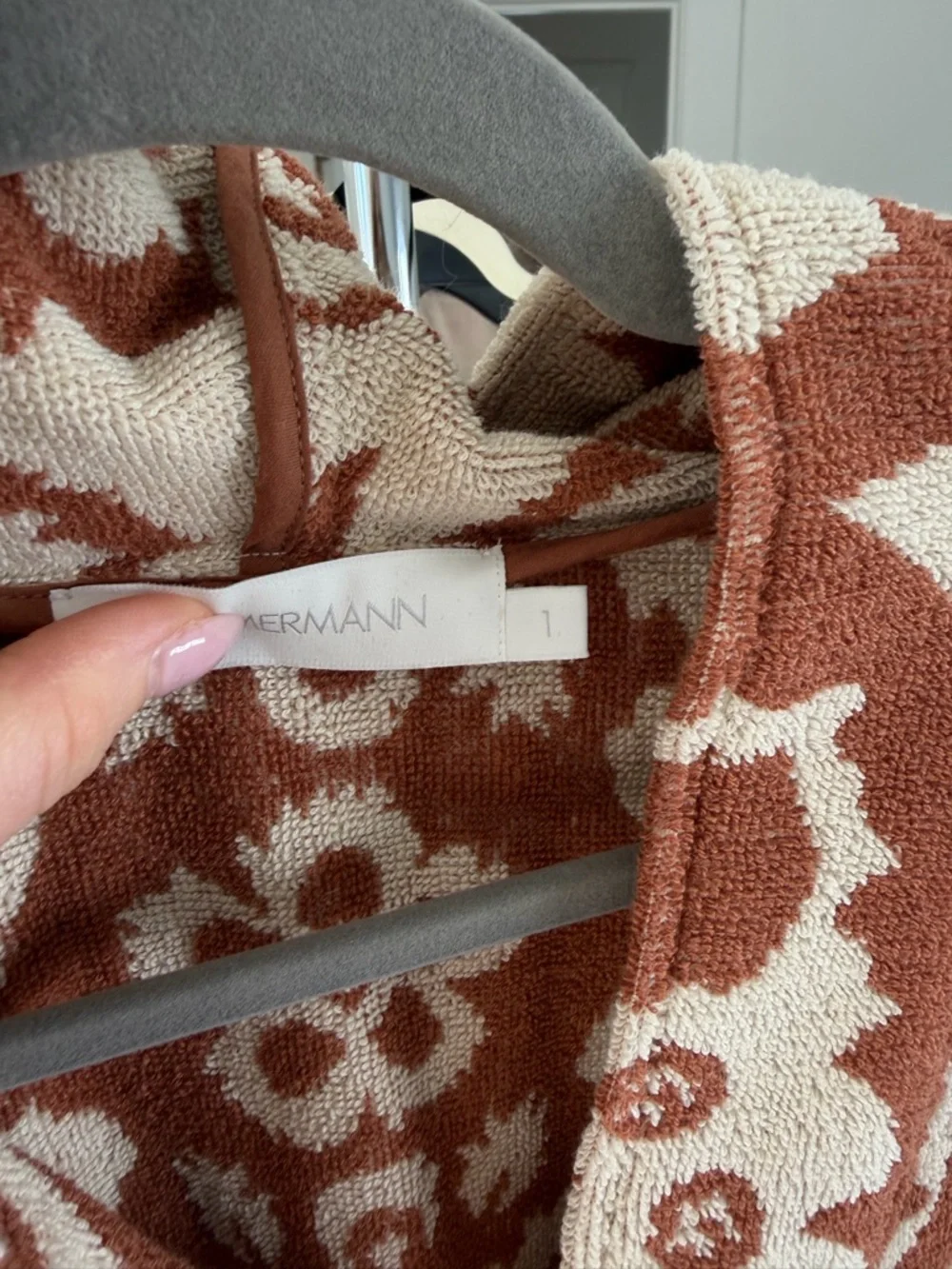 Zimmermann terry cloth  Cover-Up